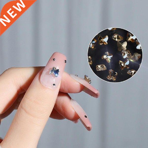 2Pcs/Pcs Nail Ornament Luxury D Effect Gloss Rhinestones