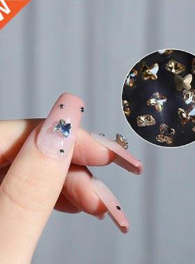 2Pcs/Pcs Nail Ornament Luxury D Effect Gloss Rhinestones