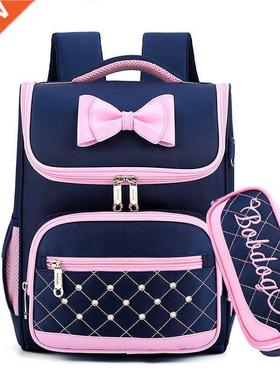Cute Bow Princess Backpack School Backpacks for Girls Kids S