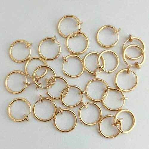 Stainless Steel Retractable Clip On Earrings Non Piercing Fa