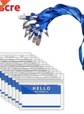 40 Badge Holders with Lanyards for Office and Exhibition Bus