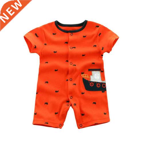 Summer Baby Rompers Boys Girls Jumpsuits Newborn Short sleev