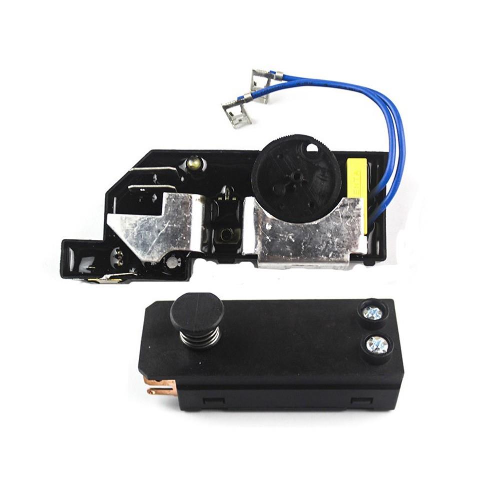 Electric Drill Hammer Push Button Switch + Speed Controller