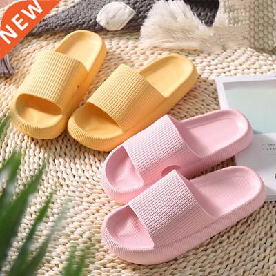 Fashion Slippers Women Thick Platform Indoor Bathroom Slippe