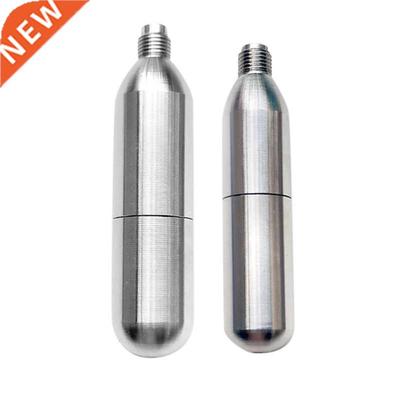 2 Pcs High Capacity CO2 Tank Refillable Cartridge with Threa