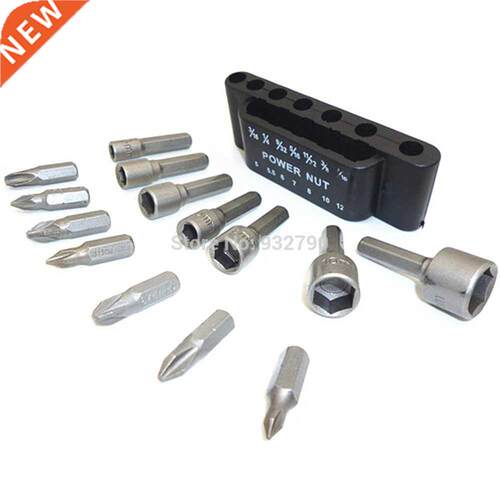 14pc Bit Pz1 Pz2 Pz3 Ph0 Ph1 Ph2 Ph3 & 5mm 5.5mm 6mm 7mm
