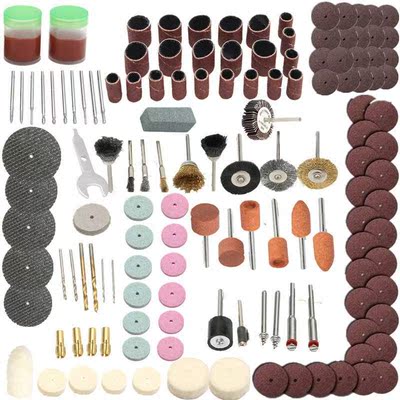 142pcs Electrc Grnder Rotary Tool Accessory Bt Set For Dr