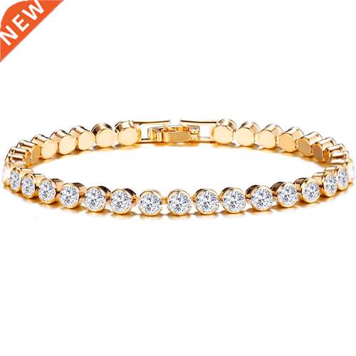 DIEZI Korean Luxury Crystal Bracelet For Women Wedding Gift