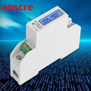 DDS519L 0.0 Backlight Meter LCD Energy rail Din 99999.0kwh