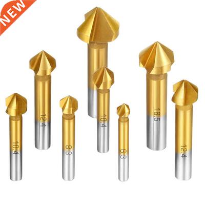 8 Pcs HSS Countersink Drill Bit Set 90 Degree Countersink Bi