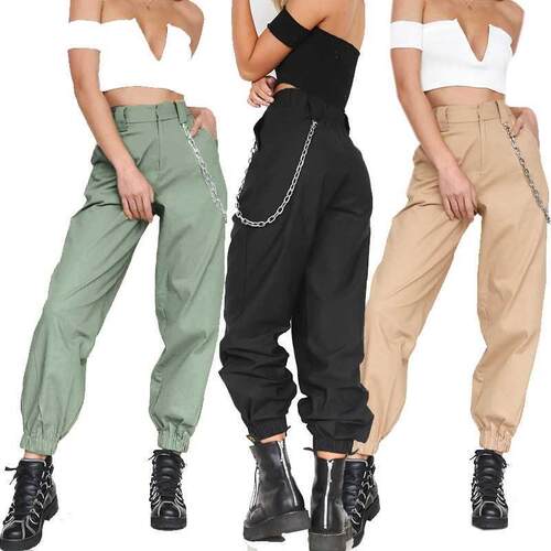 Joggers loose Elegant Trousers Pants Women ladies Bottom