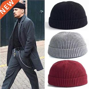 Fashion Hip Hop Beanie Knitted Hat Men Skullcap Women Winter