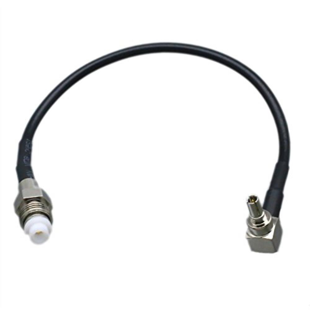 RG174/ 15cm FME female Jack straight to CRC9 male right angl