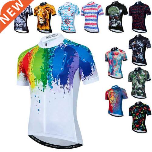Weimostar Graffiti Mens Cycling Jersey 2022 Pro Team Summer