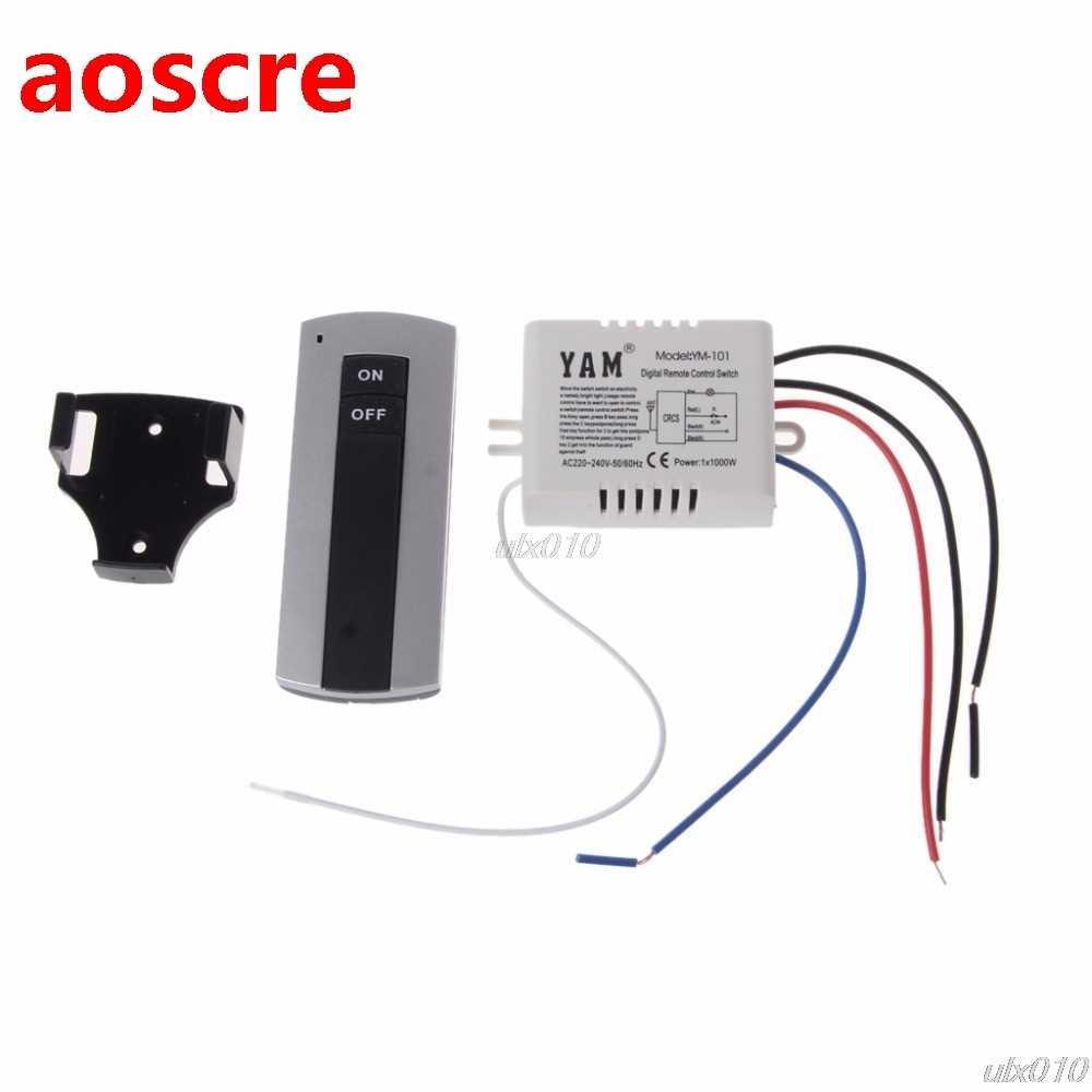 Wireless 1 Channel ON/OFF Lamp Remote Control Switch Receive