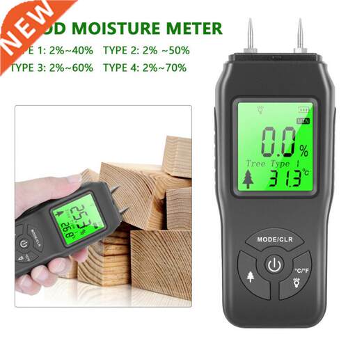 Professional Two Pins Digital Wood Moisture Meter 2-70% Pape