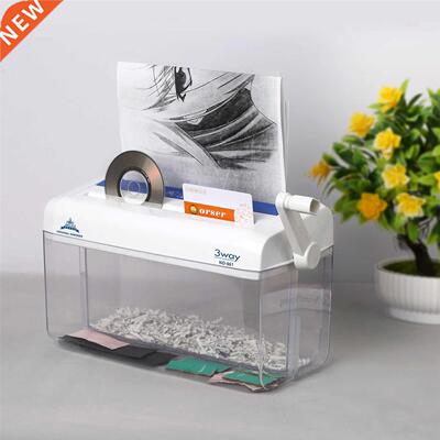A4 Mini Portable Hand Paper Shredder -in-1 Househd Manual