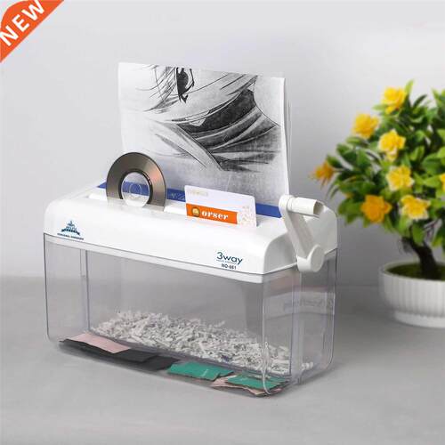 A4 Mini Portable Hand Paper Shredder -in-1 Househd Manual