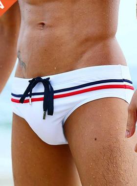 Men's Swimming Briefs Triangle Swimsuit Bikini Sexy Swimwear