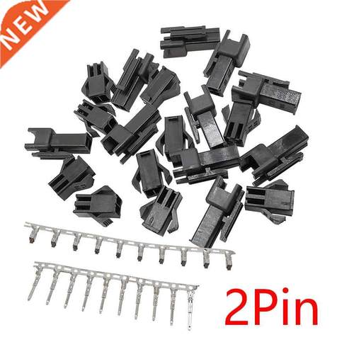 10/20/30Sets JST SM2.54 Connector Pitch 2.54mm 2 Pin Female