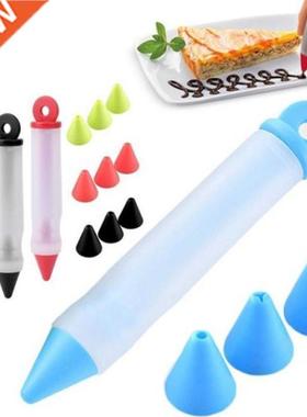 4 silicone pastels, cookies, cake pens, writing pens, pacifi