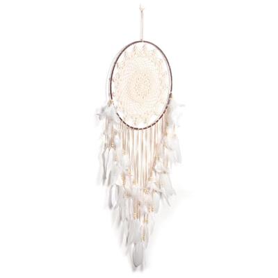 Handmade Dream Catcher Net with Feathers Wall Hanging Dream