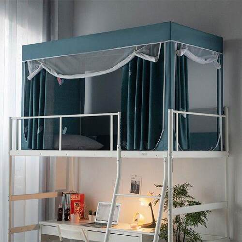 Bunk Beds Kids Mosquito Net Bed Curtain Window Roll Up