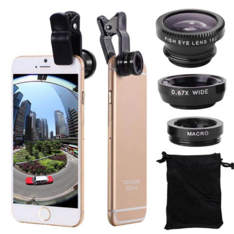 in1 Fisheye Phone Lens 0.67x Wide Angle Zoom Lens Fish Eye