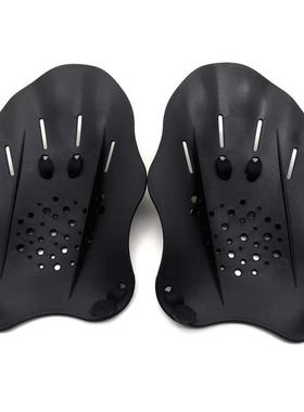 Swimming Paddles Training Adjustable Hand Webbed Gloves Pad