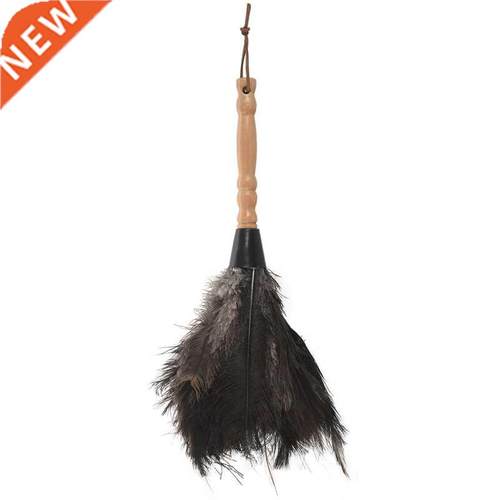 Anti-Static Ostrich Feather Fur Brush Duster Dust Cleaning