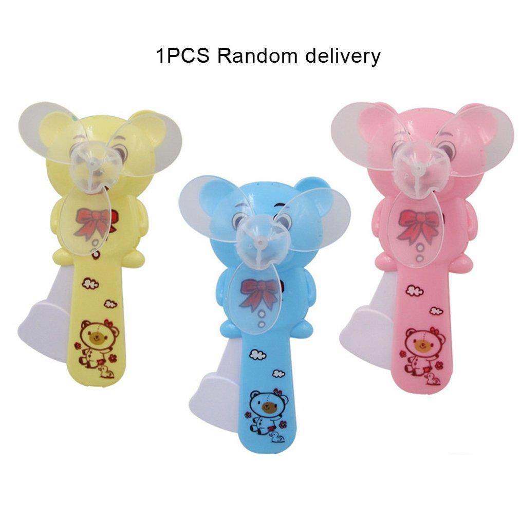 New 1pcs Summer Handheld Cooling Fan Mini Portable Bear