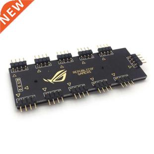10 Way 4Pin PWM PC Fan Hub Power Cable Extender Adapter SATA