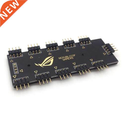 10 Way 4Pin PWM PC Fan Hub Power Cable Extender Adapter SATA
