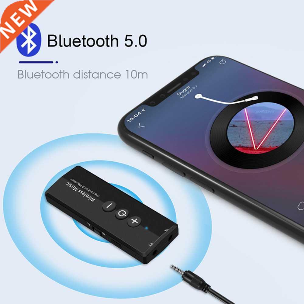 IN 1 Bluetooth-compatible Transmitter Receiver .5mm Aux J