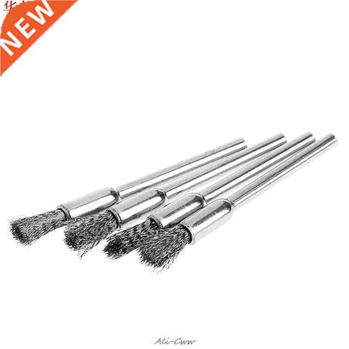4 pièces 5mm fil d'acier brosses polissage roue brosse pour