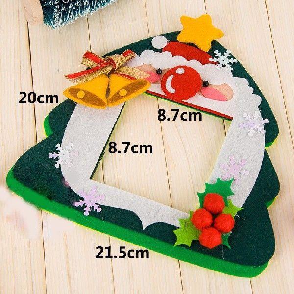 New Free Cropping Christmas Switch Stickers Set Non-woven