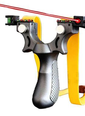 Laser Aiming Slingshot Hunting High Precision Catapult With