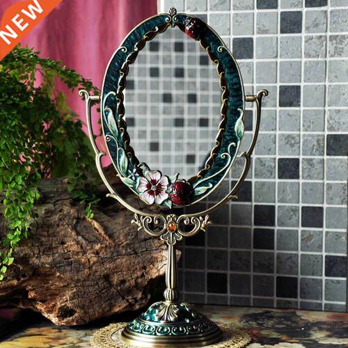 Retro European-Style Double-Sided Table Mirror Creative