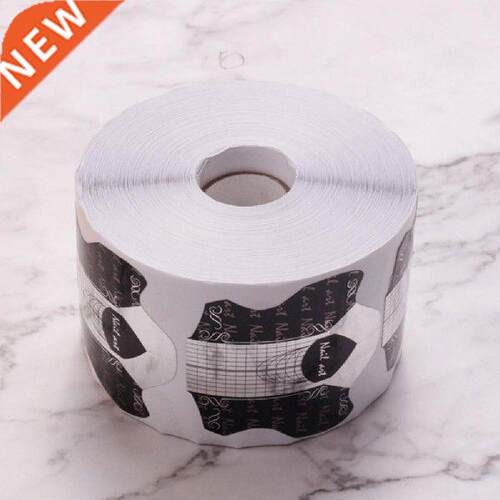 500Pcs/Roll Nail Paper Mold Reusable  PVC Nail Gel