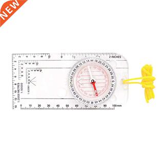 DC40-A Portable ABS Compass Scale Ruler Outdoor Hiking Camp