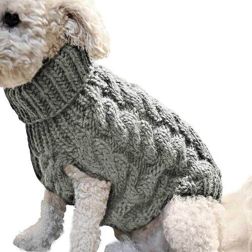 Pet Cat Cotton Sweater Kitten Winter Warm Coat Cat Clothing
