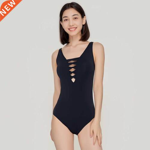 Julysand One Piece Swimwear Woman Dot Lady Backless High Wai
