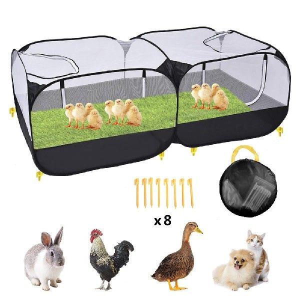Pet Playpen Chicken Coop Rabbit Cage Portable Foldable Pet