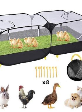 Pet Playpen Chicken Coop Rabbit Cage Portable Foldable Pet