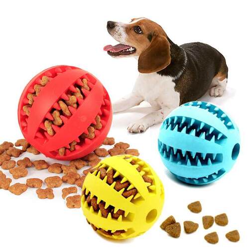 New Pet Silicone Ball Toy Bite-resistant Interactive Chew To