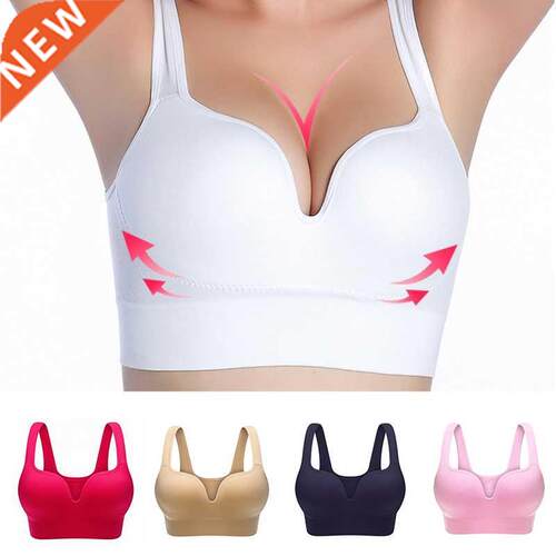 CINOON Bras For Women Underwear Sexy Lingerie Solid Seamless