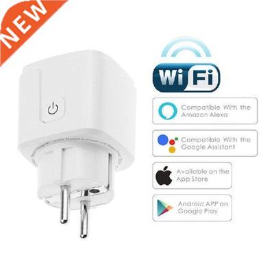 16A EU Smart WiFi Plug Adaptor Power Monitor Socket Outlet