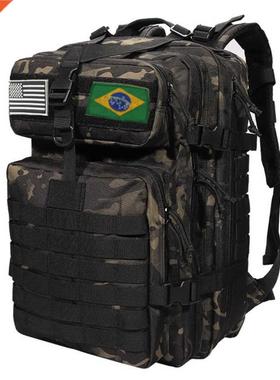 25L/50L Army Military Tactical Backpack Large Molle Hiking B