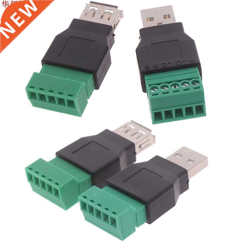 prise USB avec bouclier connecteur femelle à vis conn