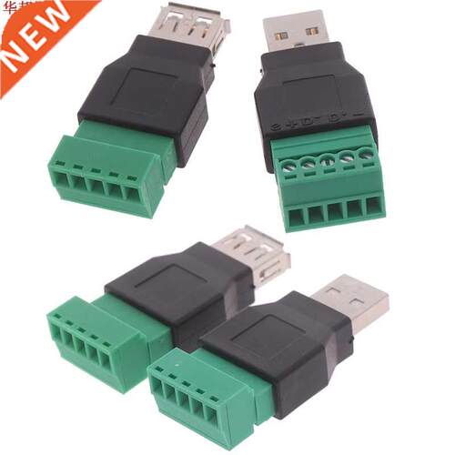 prise USB avec bouclier connecteur femelle à vis conn